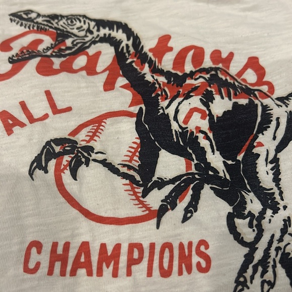 OshKosh B’Gosh Babseball T-Shirt Dino Theme & Old Navy Slim Fit Dark Denim In 4T - Picture 3 of 9